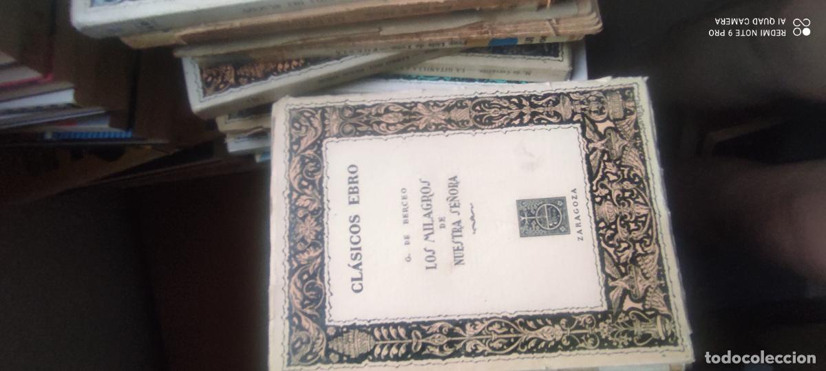Libros de segunda mano: Cl&aacute;sicos Ebro Los Milagros de nuestra se&ntilde;ora