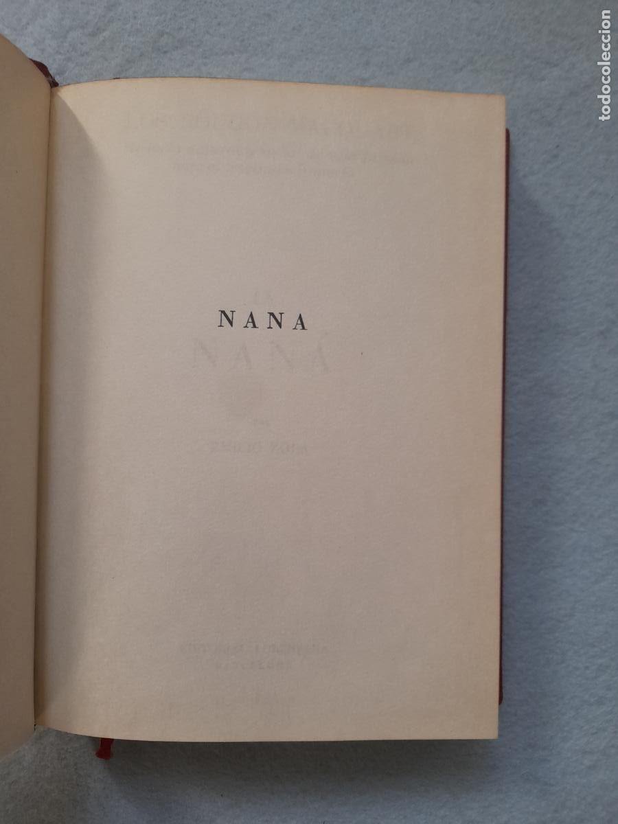 Libros de segunda mano: Nan&aacute;. Emilio Zola. A&ntilde;o 1965. - Foto 2
