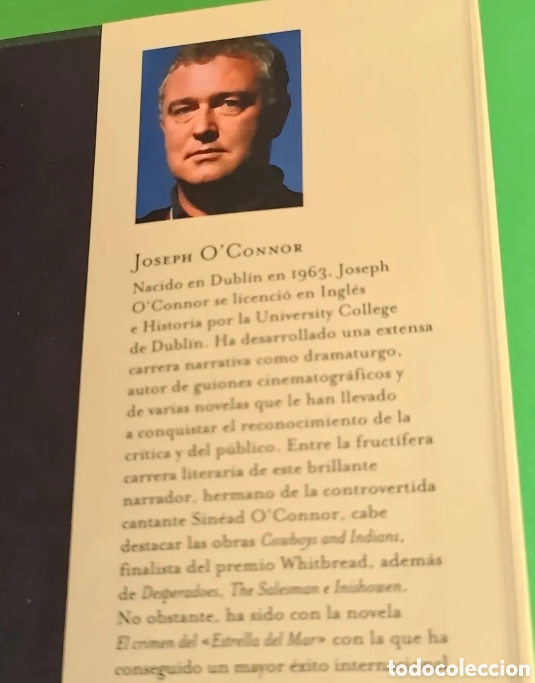 Libros de segunda mano: Libro El Crimen del Estrella del Mar / Joseph O Connor. - Foto 5