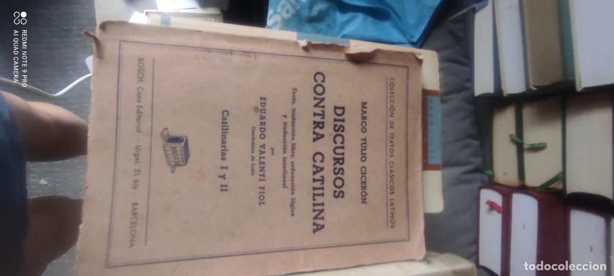 Libros de segunda mano: DISCURSOS CONTRA CATILINA, CATILINARIAS I Y II / MARCO TULIO CICERON