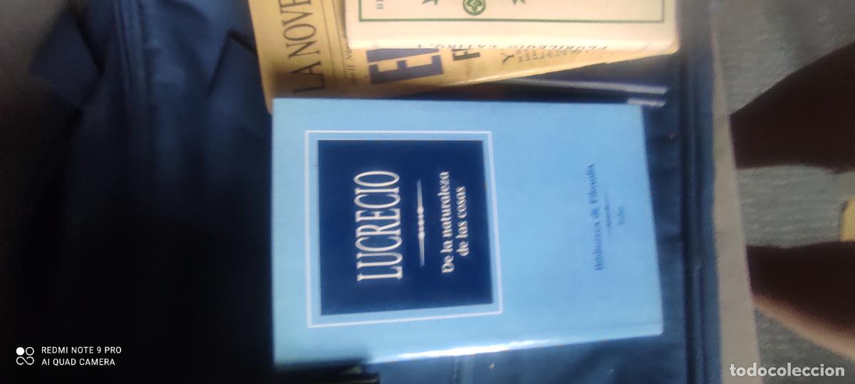 Libros de segunda mano: DE LA NATURALEZA DE LAS COSAS, LUCRECIO, BIBLIOTECA DE FILOSOFIA FOLIO 2002, LIBRO