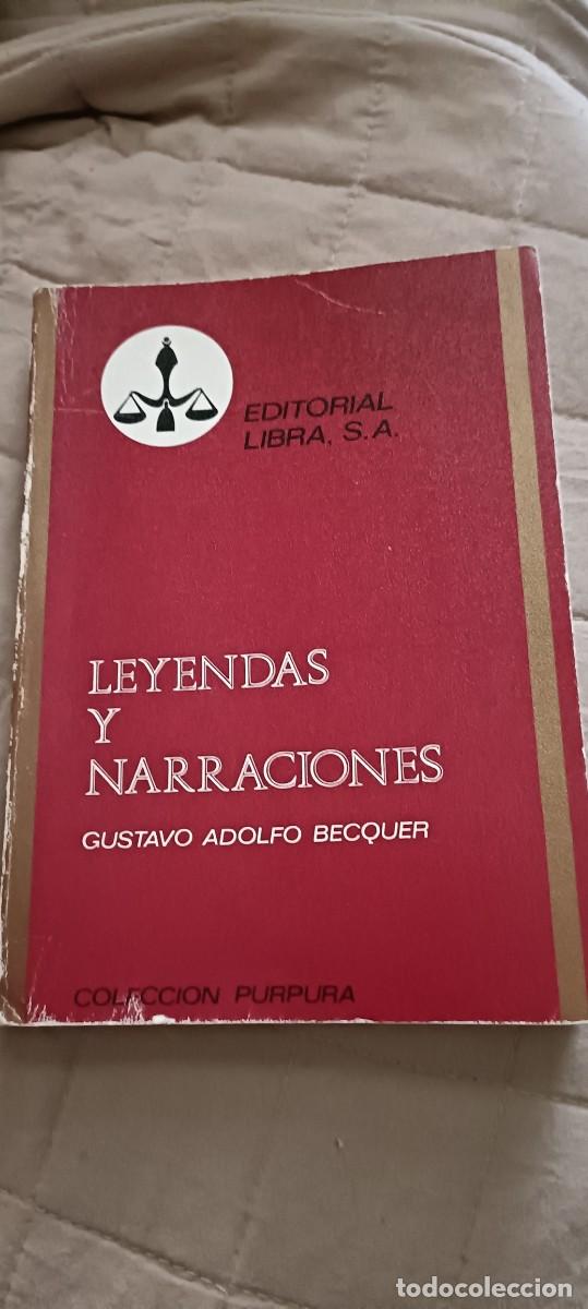 Libros de segunda mano: Leyendas y narraciones.Becquer - Foto 1