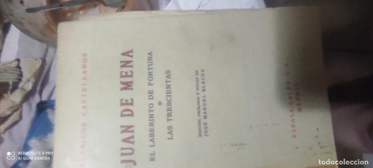 Libros de segunda mano: El laberinto de Fortuna o las trescientas, Juan de Mena. Cl&aacute;sicos Castellanos