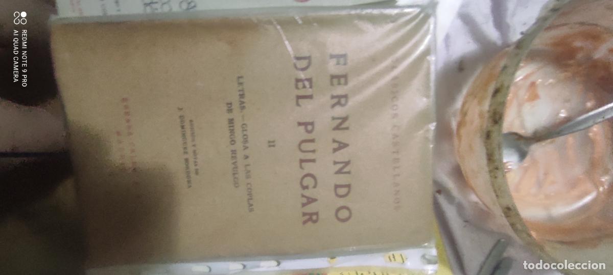 Libros de segunda mano: FERNANDO DEL PULGAR, II, LETRAS. - GLOSA A LAS COPLAS DE MINGO REVULGO, CLASICOS CASTELLANOS - J. Do