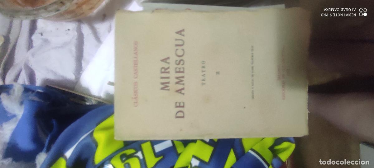 Libros de segunda mano: CLASICOS CASTELLANOS. MIRA DE AMESCUA. TEATRO II. ESPASA-CALPE. 1960.