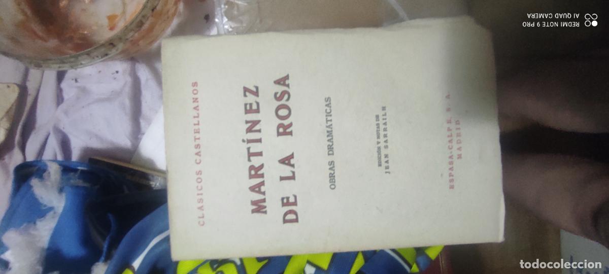 Libros de segunda mano: Obras dram&aacute;ticas, Mart&iacute;nez de la Rosa. Cl&aacute;sicos Castellanos n&ordm; 197