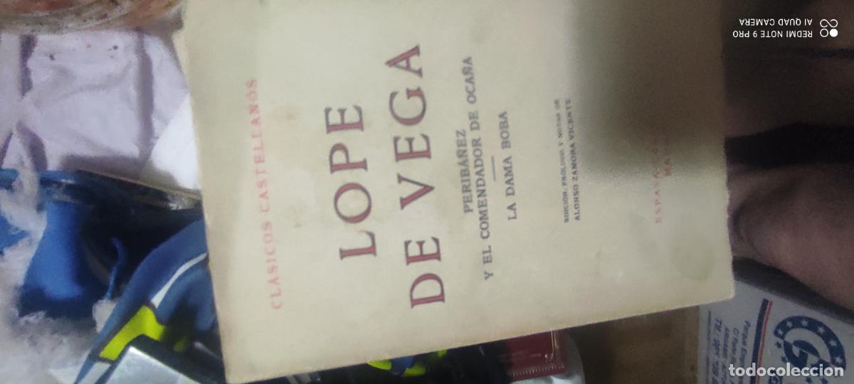Libros de segunda mano: CL&Aacute;SICOS CASTELLANOS . LOPE DE VEGA : PERIB&Aacute;&Ntilde;EZ Y EL COMENDADOR DE OCA&Ntilde;A / LA DAMA BOBA