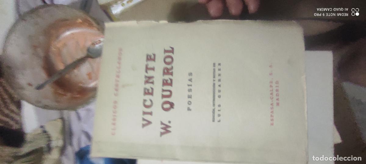 Libros de segunda mano: Poes&iacute;as. Vicente W. Querol. Cl&aacute;sicos Castellanos N&ordm; 160
