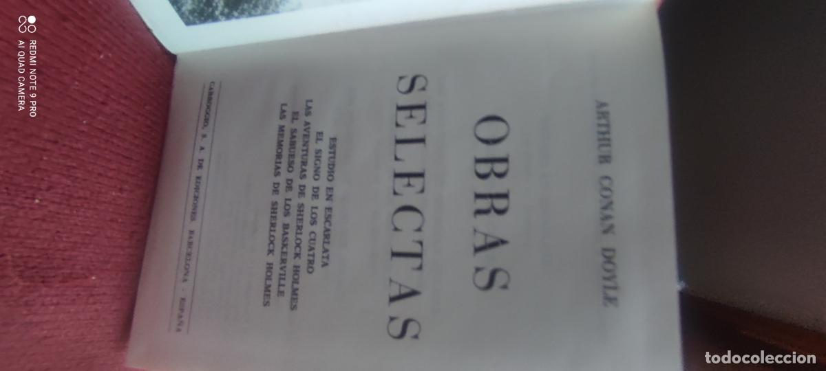Libros de segunda mano: Obras selectas Carroggio Conan Doyle