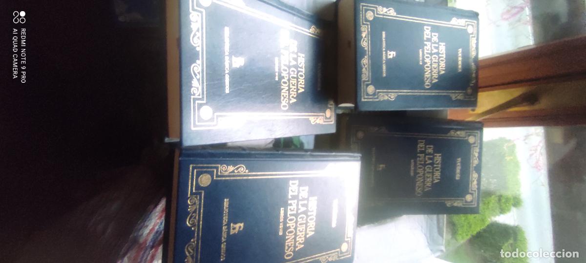 Libros de segunda mano: Historia de la guerra del Peloponeso completa. Tuc&iacute;dides. 4 tomos Biblioteca b&aacute;sica Gredos 2000