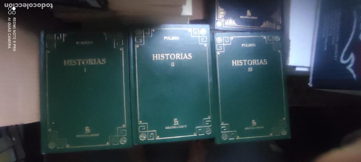 Libri di seconda mano: HISTORIAS (3 TOMOS). BIBLIOTECA CL&Aacute;SICA GREDOS. POLIBIO.