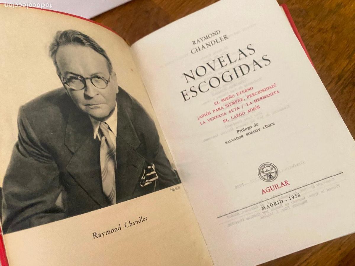 Libros de segunda mano: NOVELAS ESCOGIDAS - RAYMOND CHANDLER - AGUILAR / EL LINCE ASTUTO - 1958