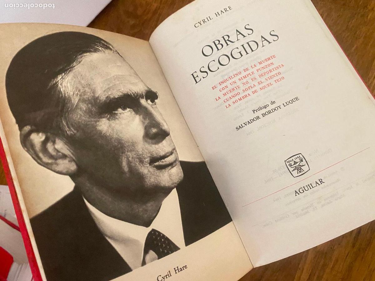 Libros de segunda mano: OBRAS ESCOGIDAS - CYRIL HARE - AGUILAR / EL LINCE ASTUTO - 1964