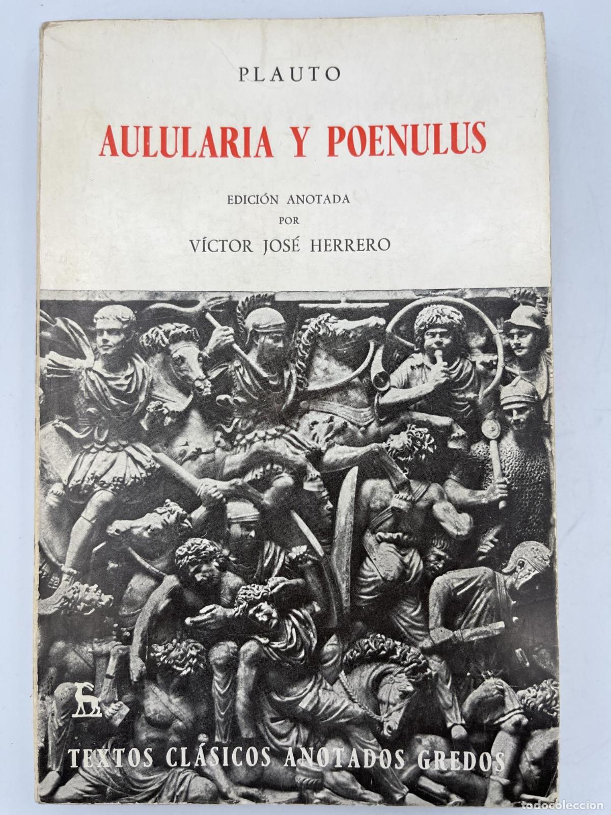 Libros de segunda mano: Aulularia y Poenulus - Plauto