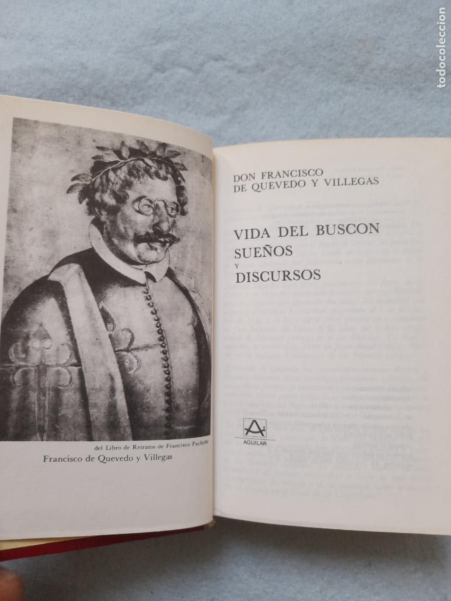 Libros de segunda mano: Vida del Busc&oacute;n. Sue&ntilde;os y Discursos. Francisco de Quevedo y Villegas. - Foto 3