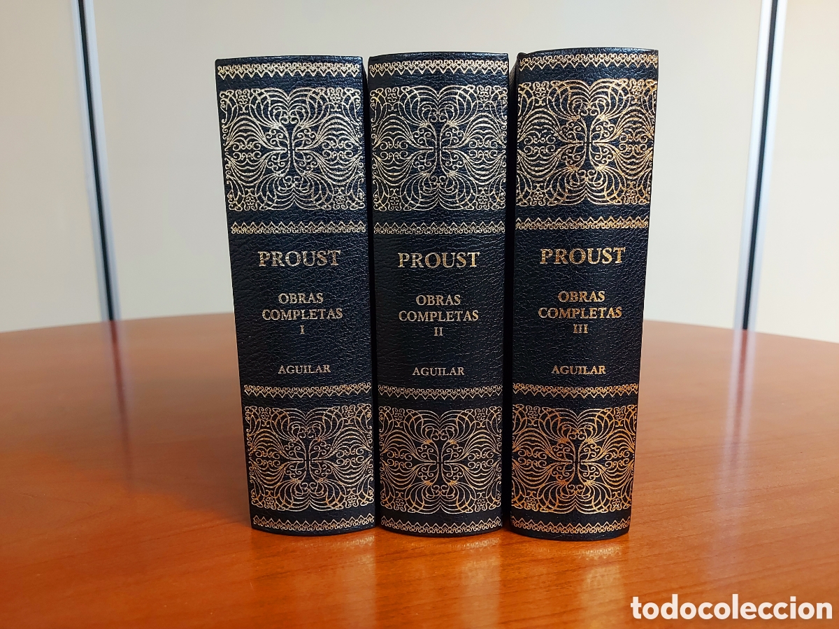Libros de segunda mano: Marcel Proust, Obras Completas. 3 tomos (completa). Aguilar, 2004.