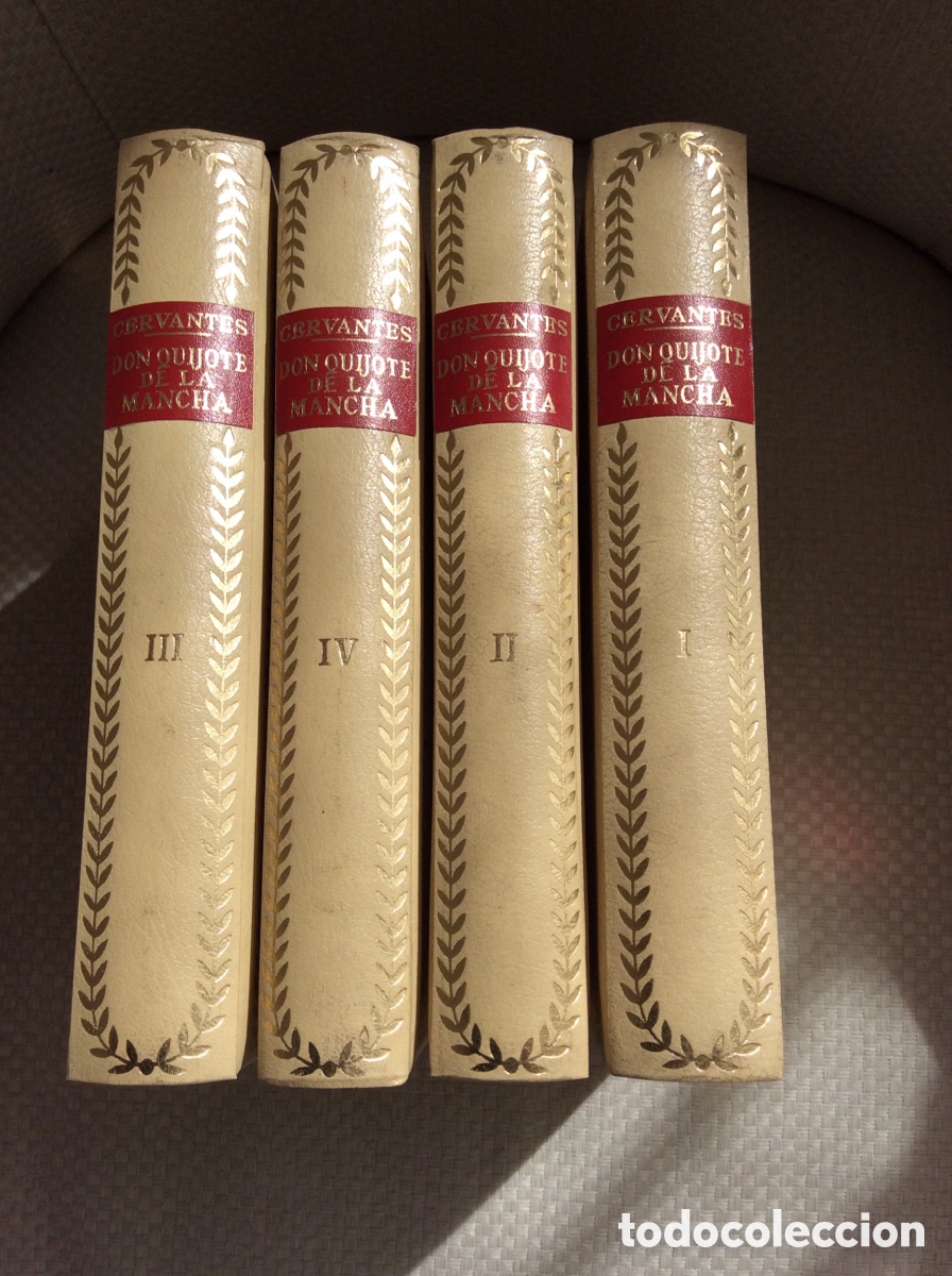 Gebrauchte B&uuml;cher: DON QUIJOTE DE LA MANCHA. 4 VOLS. MIGUEL DE CERVANTES SAAVEDRA.