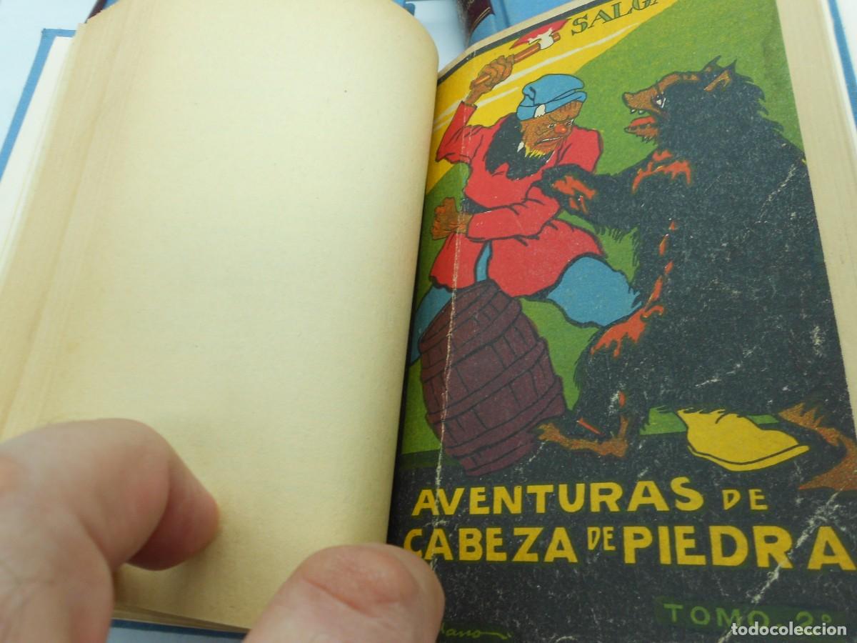 Libros de segunda mano: lote 9 tomos novelas salgari editorial calleja - Foto 3