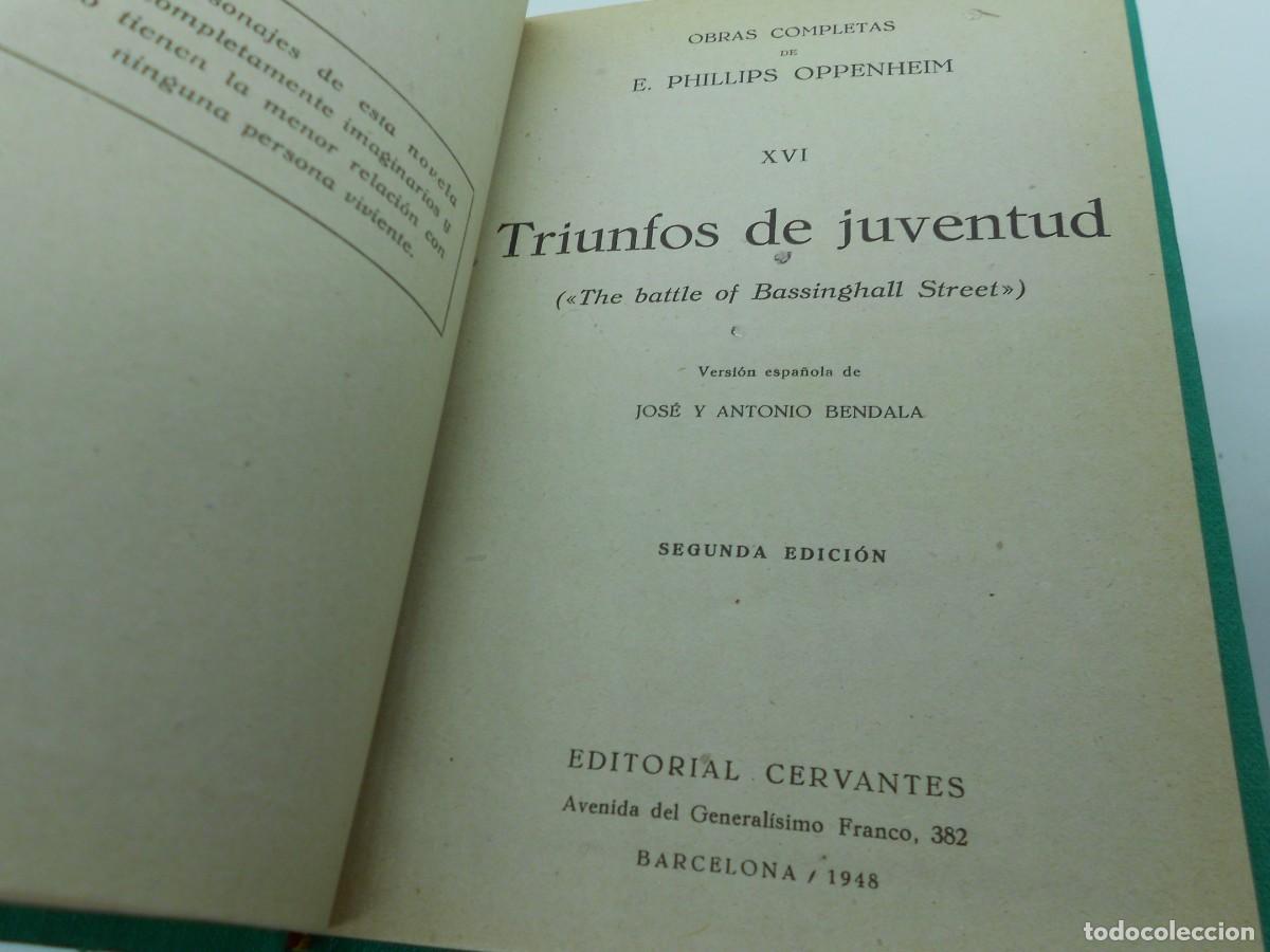 Libros de segunda mano: lote 4 tomos novelas oppenheim - Foto 4