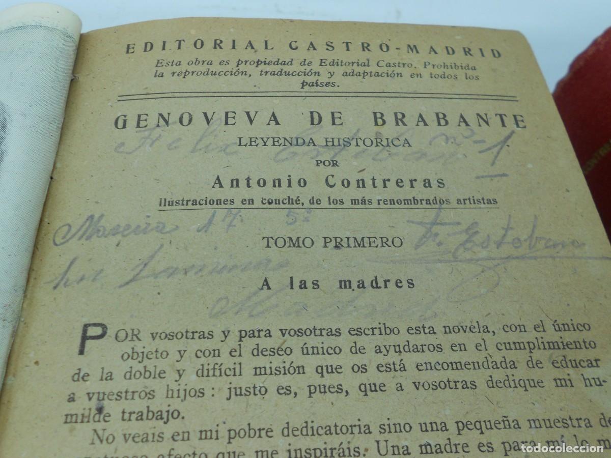 Libros de segunda mano: 2 tomos novela genoveva de bracamonte antonio contreras - Foto 3