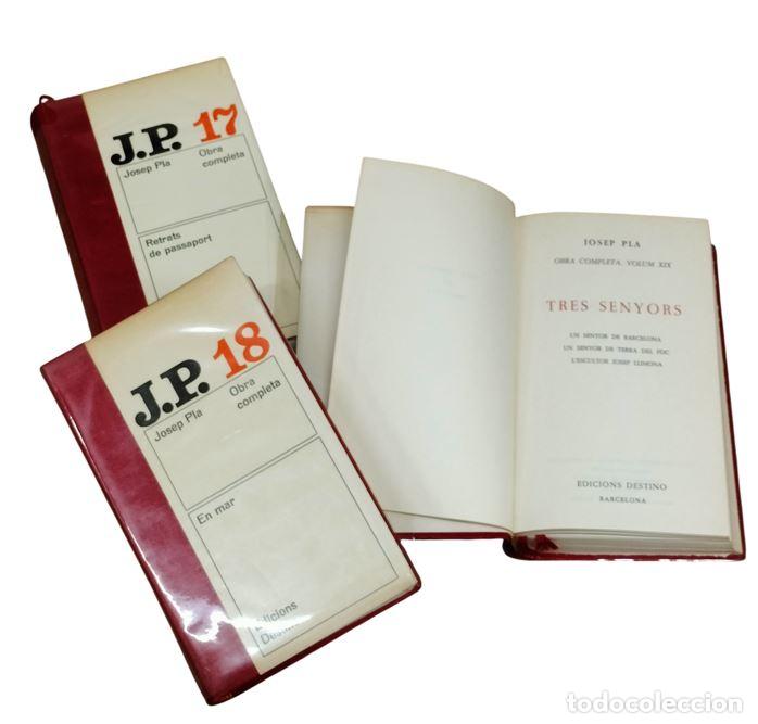 Libros de segunda mano: OBRA COMPLETA DE JOSEP PLA. 36 VOL&Uacute;MENES. EDICIONS DESTINO. PRIMERA EDICI&Oacute;N DE 1966.