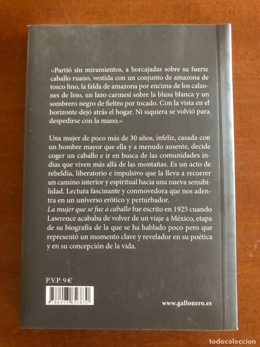 Libros de segunda mano: La mujer que se fue a caballo - Foto 2