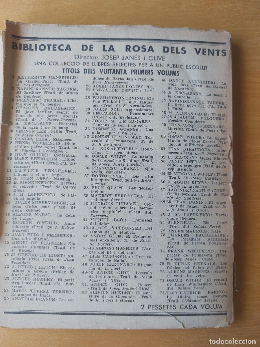 Libros de segunda mano: EL SACRAMENT DE LAMOR. IVAN BUNIN. 1ERA EDICI&Oacute;N 1938. EJEMPLAR INTONSO - Foto 4
