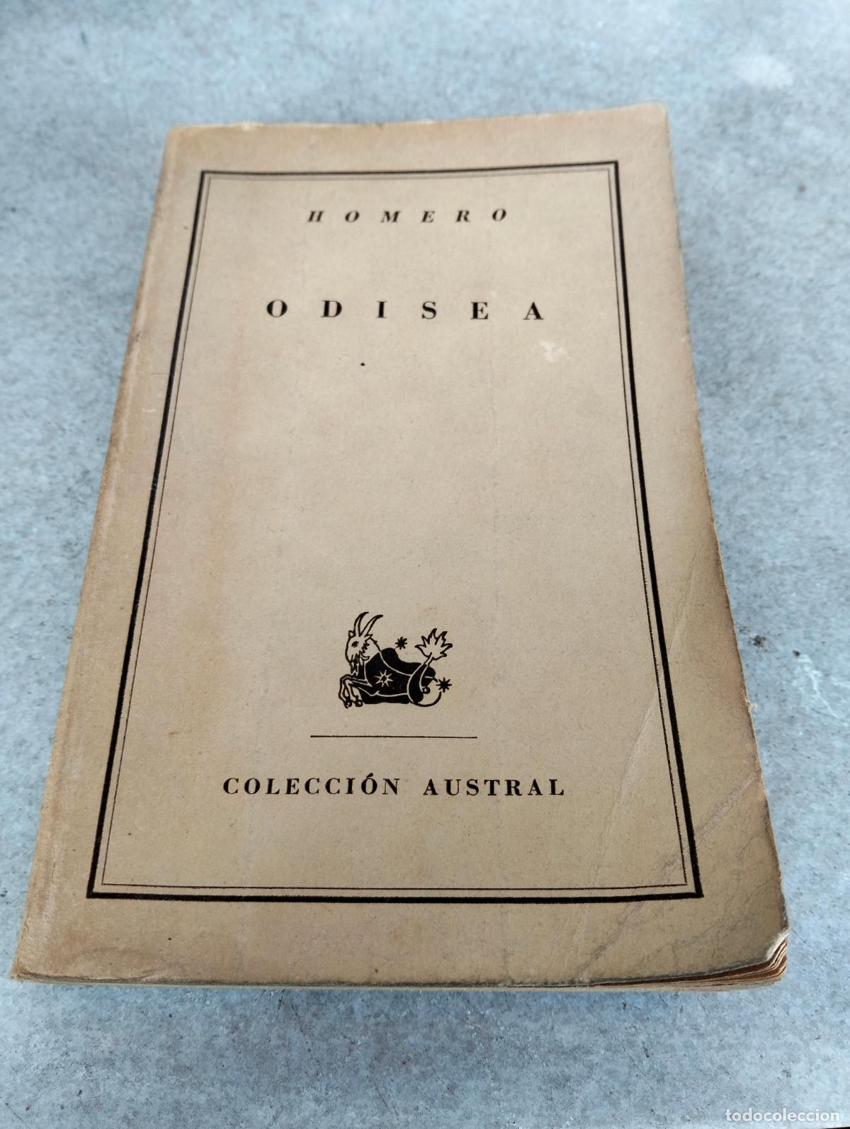 Livres d'occasion: Homero Odisea colecci&oacute;n austral Luis Segal&aacute; y Estalella espasa calpe