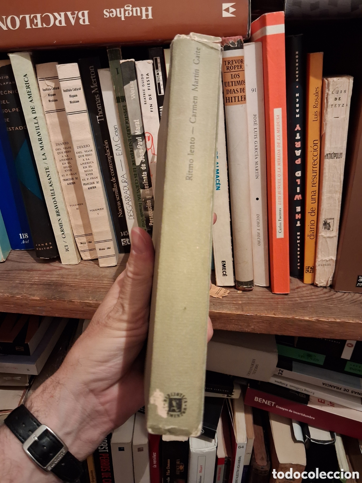 Libros de segunda mano: Ritmo lento, Carmen Mart&iacute;n Gaite - Foto 2