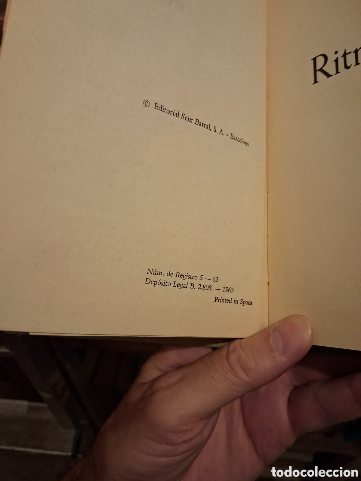 Libros de segunda mano: Ritmo lento, Carmen Mart&iacute;n Gaite - Foto 5