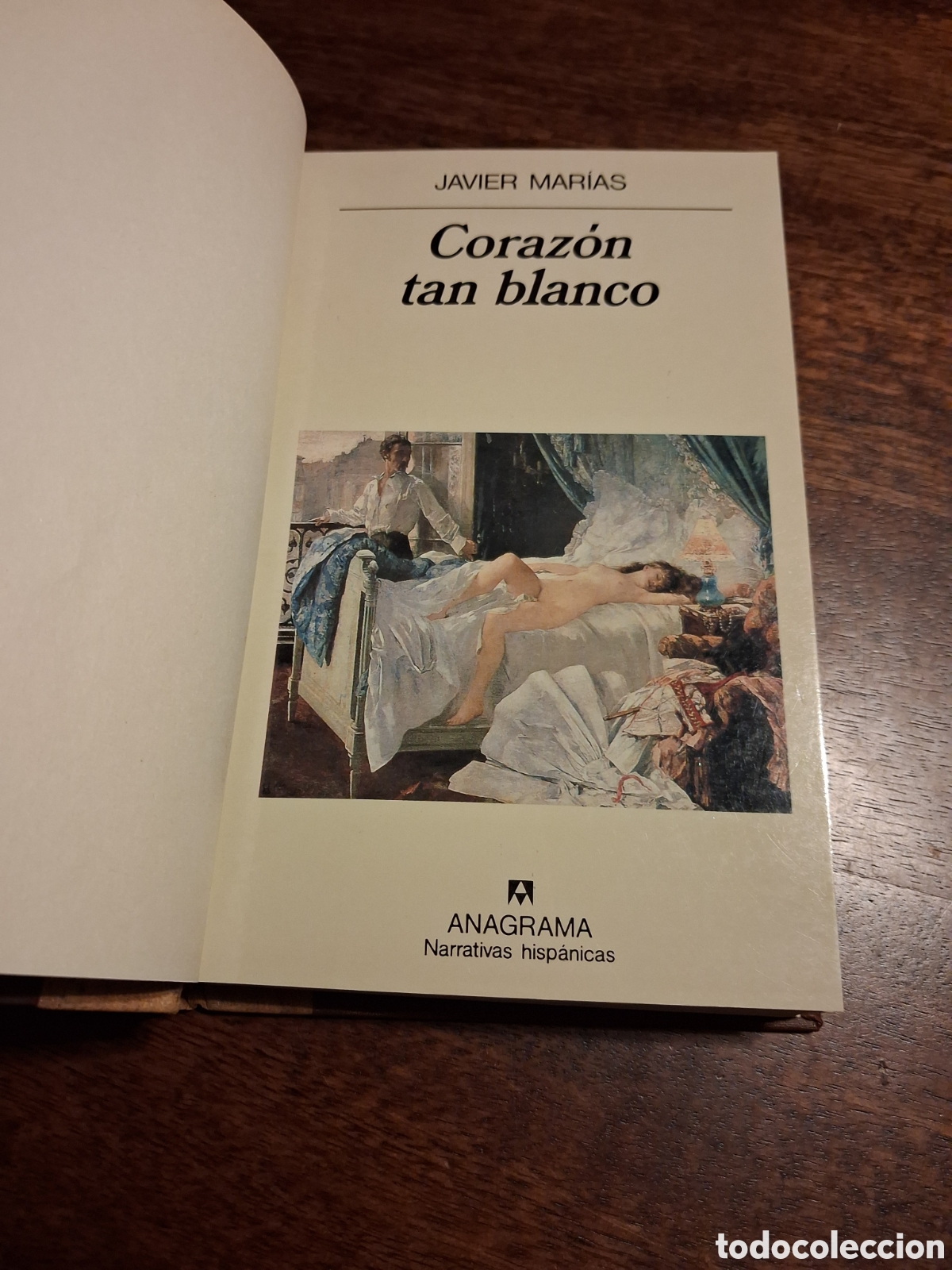 Libros de segunda mano: Coraz&oacute;n tan blanco, Javier Mar&iacute;as (primera edici&oacute;n) - Foto 1