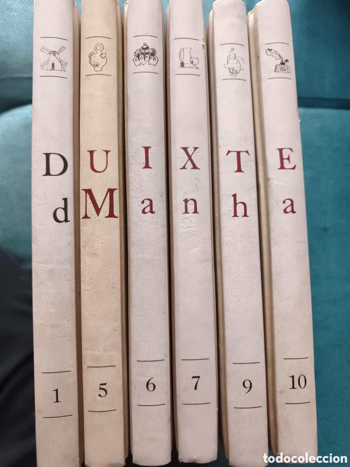 Second hand books: DON QUIJOTE DE LA MANCHA ILUSTRADO POR MINGOTE. TOMOS 1,5,6,7,9,10