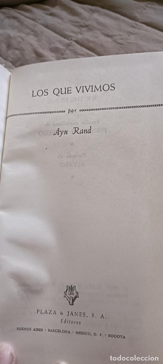 Libros de segunda mano: Los que vivimos.Ayn Rand - Foto 1