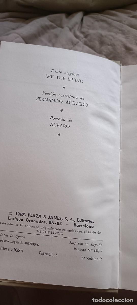 Libros de segunda mano: Los que vivimos.Ayn Rand - Foto 2