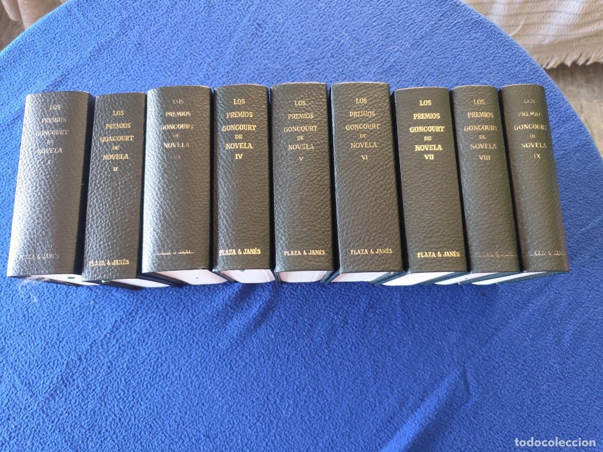 Libros de segunda mano: Los Premios Goncourt de Novela 9 Tomos Ed. Plaza Jan&eacute;s 1989