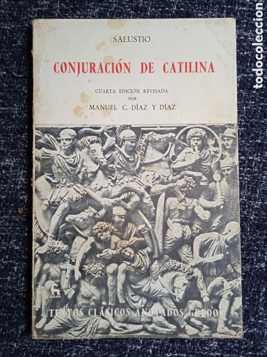 Libros de segunda mano: CONJURA DE CATILINA / SALUSTIO -ED. TEXTOS CLASICOS GREDOS