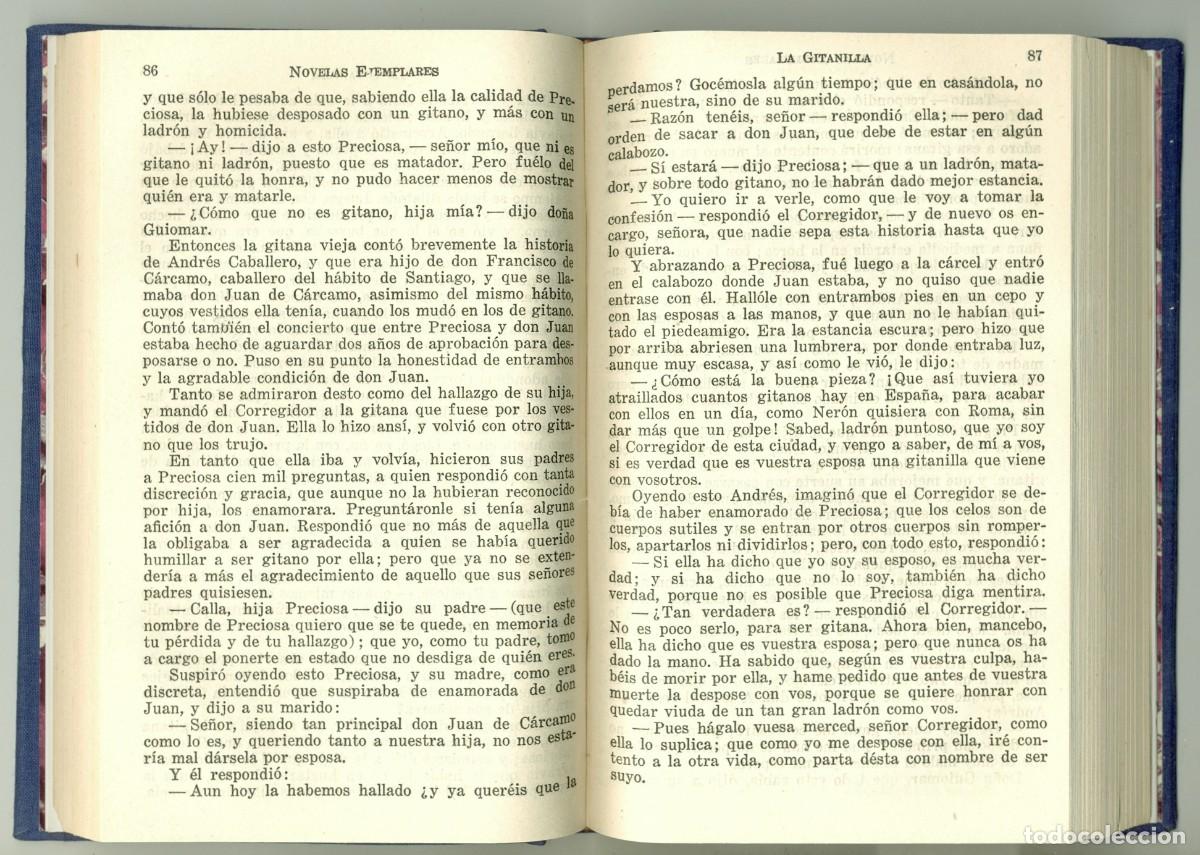 Libros de segunda mano: NOVELAS EJEMPLARES. MIGUEL DE CERVANTES. 1945. EXCELENTE - Foto 4