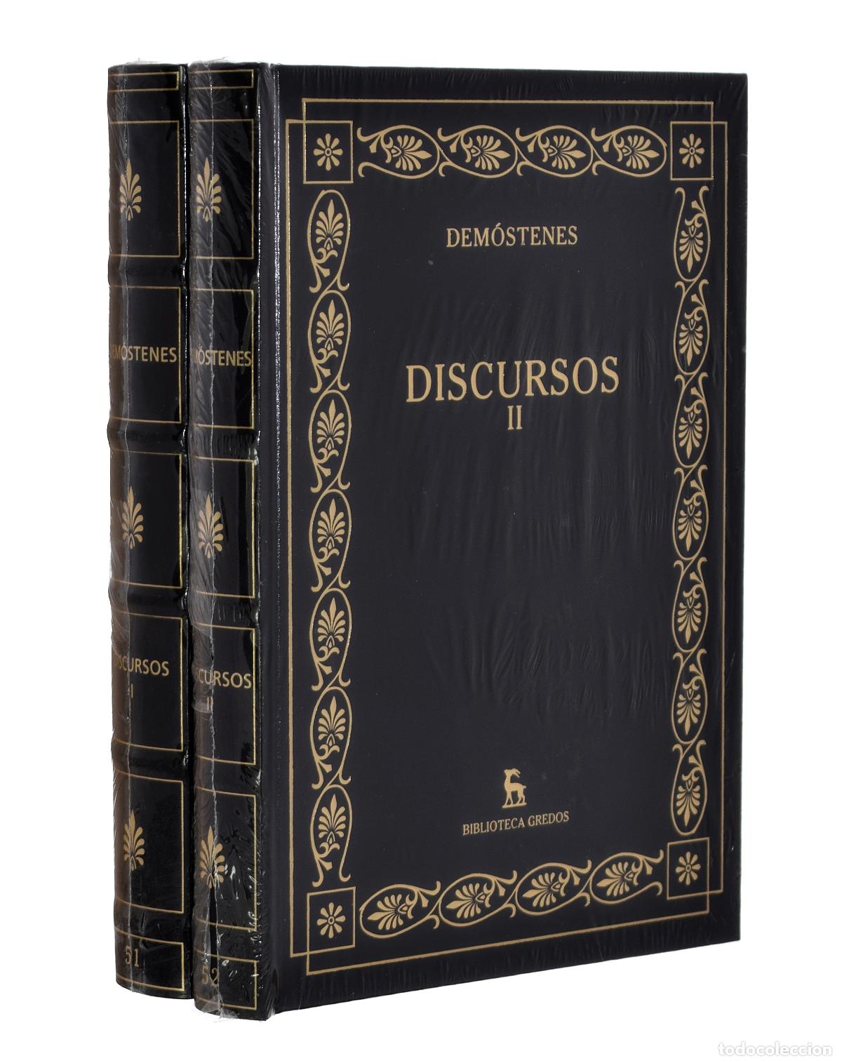 Libros de segunda mano: DISCURSOS, I-II (EDICI&Oacute;N COMPLETA EN 2 TOMOS) - DEM&Oacute;STENES - Foto 1