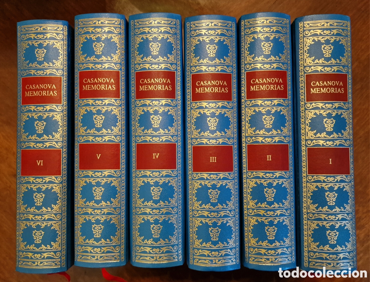 Gebrauchte B&uuml;cher: Memorias de Jacobo Casanova de Seingalt. 6 tomos (completo). C&iacute;rculo del Bibliofilo