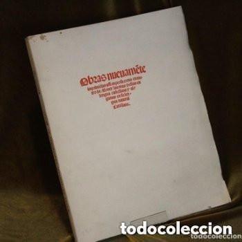 Libros de segunda mano: Obras nuevamente imprimidas assi en prosa como en metro de Moner las mas dellas en lengua castellana