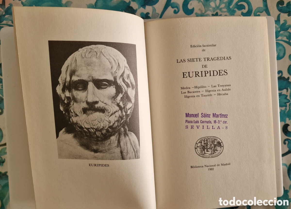 Libros de segunda mano: Tragedias griegas de Esquilo y Euripides. C&iacute;rculo del Bibli&oacute;filo - Foto 4