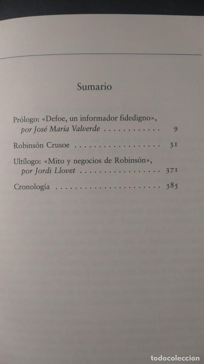 Libros de segunda mano: ROBINSON CRUSOE -DANIEL DEFOE (OPERA MUNDI) - Foto 5