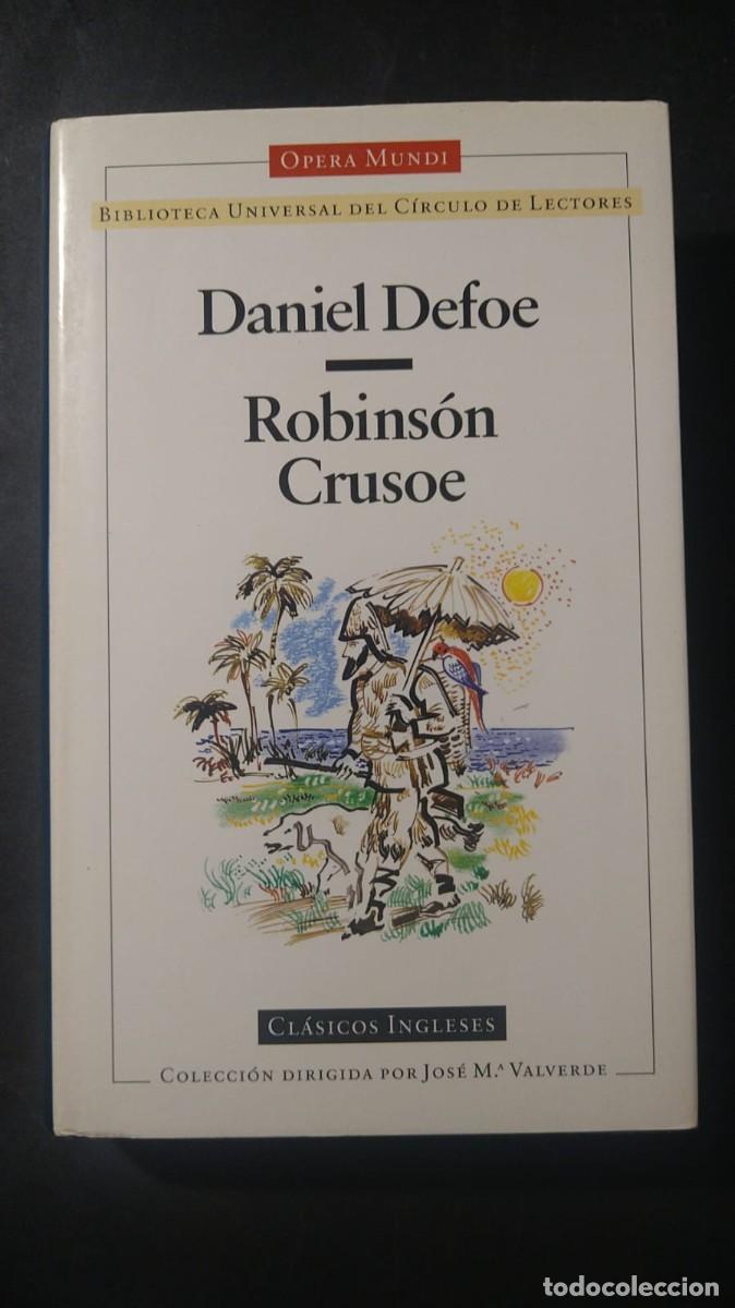 Libros de segunda mano: ROBINSON CRUSOE -DANIEL DEFOE (OPERA MUNDI)