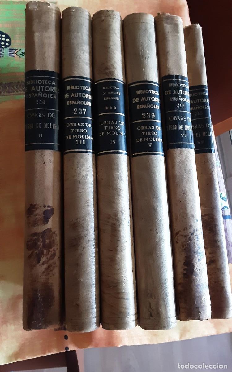 Second hand books: Obras de Tirso de Molina. 6 Tomos, Biblioteca de autores espa&ntilde;oles. Tomos II,III,IV,V,VI,VII