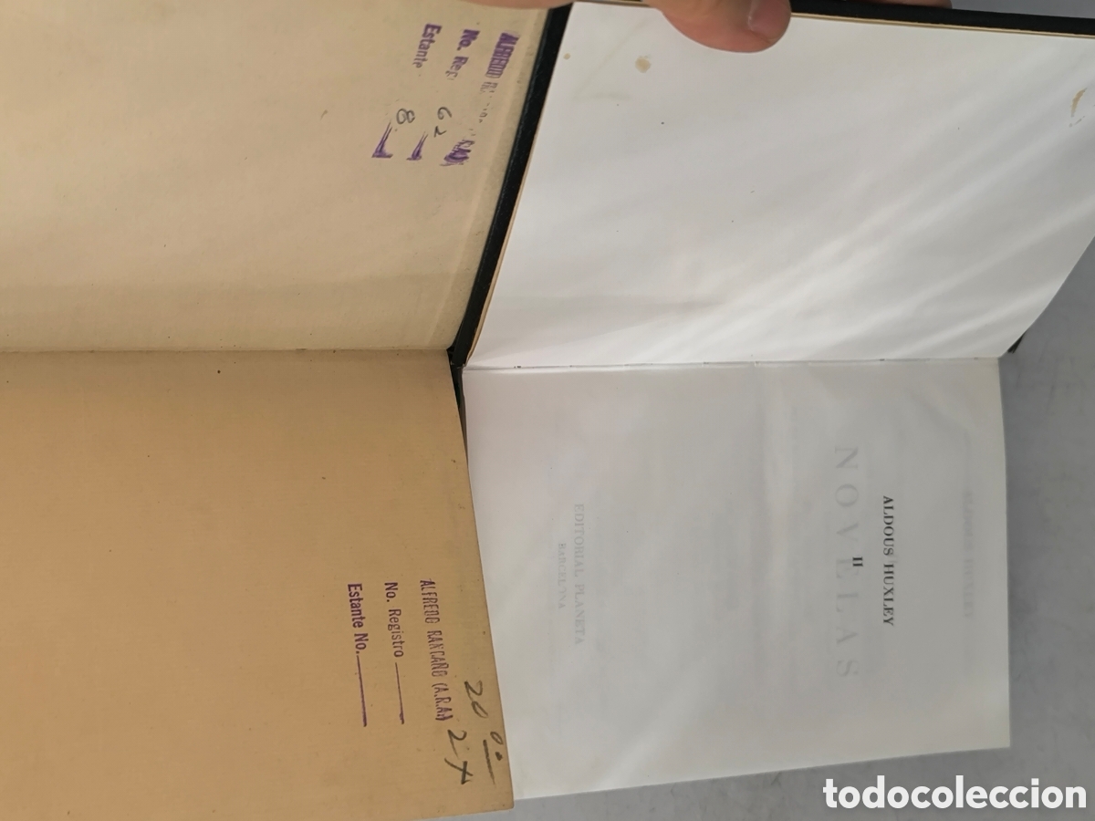Libros de segunda mano: Aldous Hustley novelas planeta primera edici&oacute;n - Foto 4