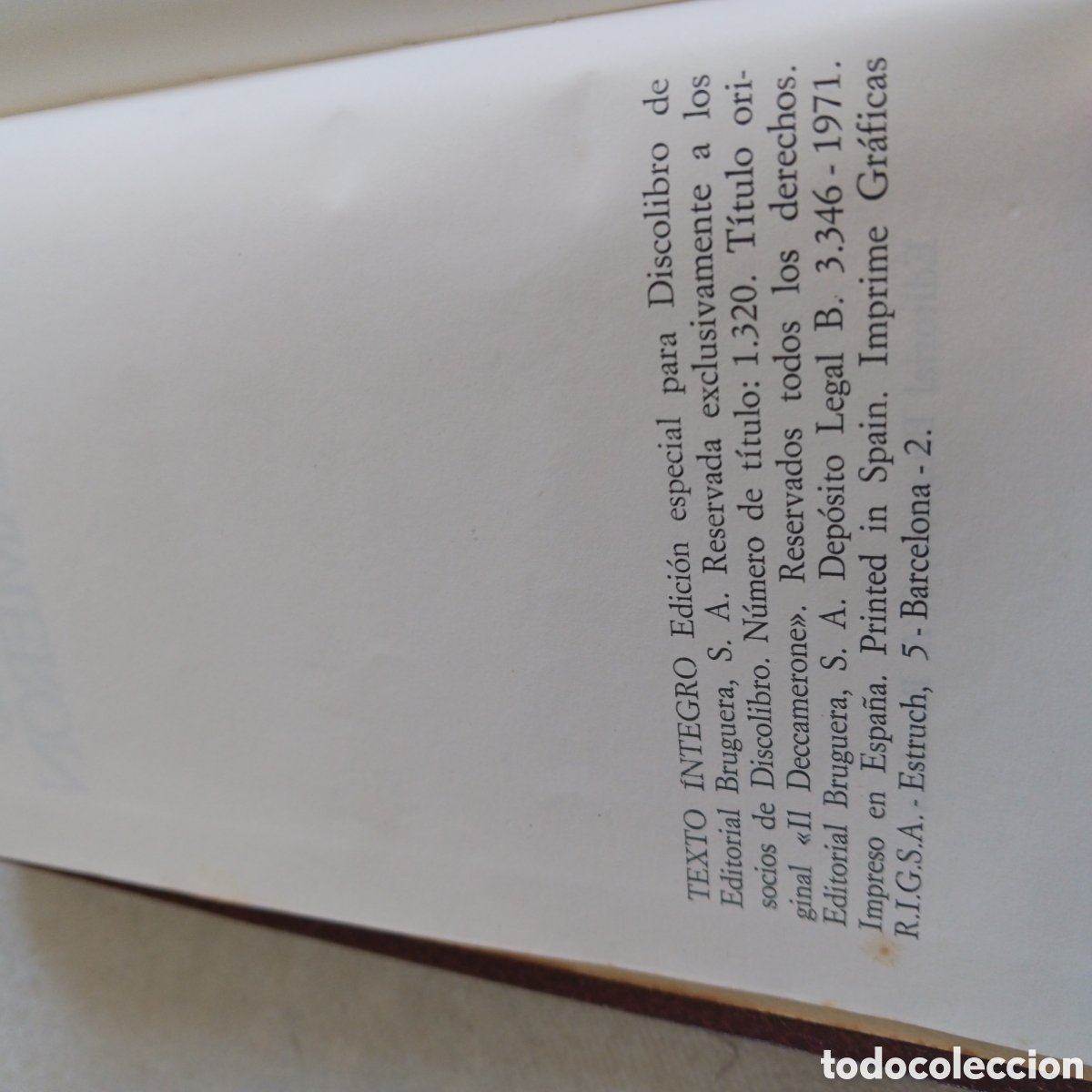 Libros de segunda mano: El Decameron de Giovani Boccaccio - Foto 4