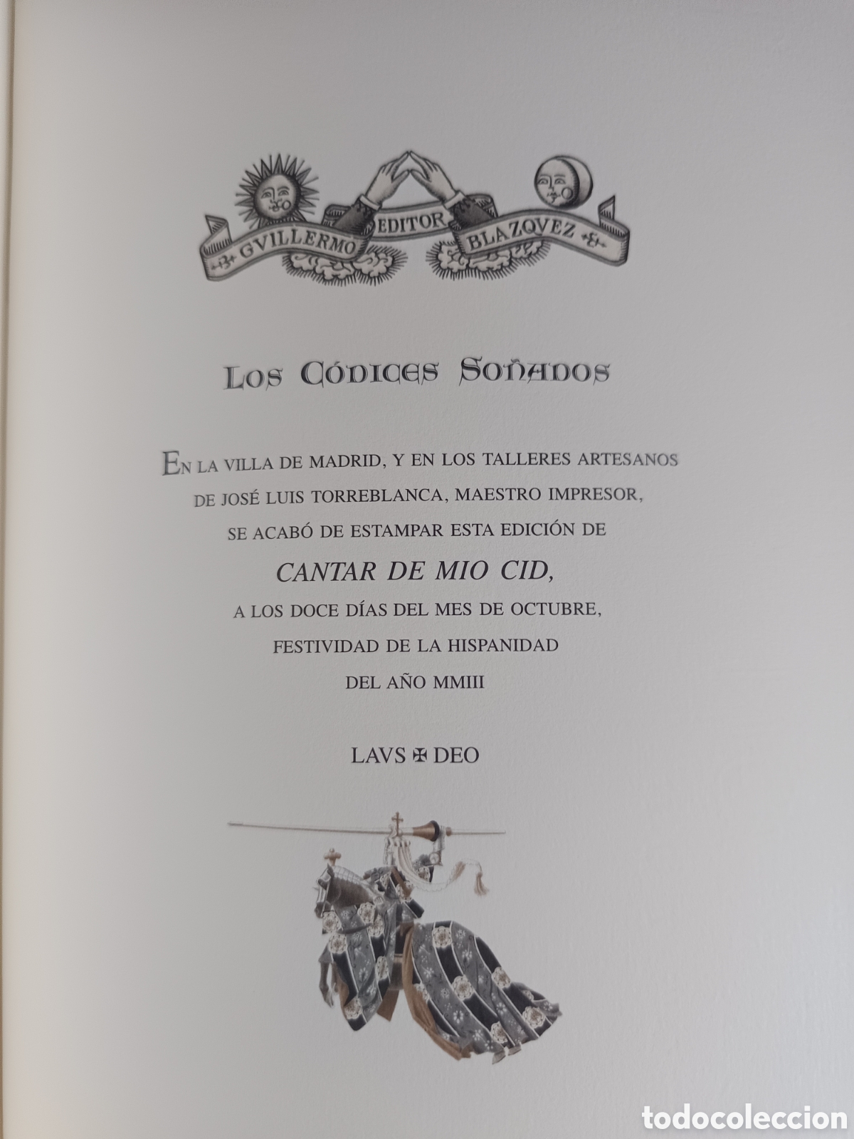 Libros de segunda mano: CANTAR DEL MIO CID. Guillermo Blazquez, Edicion de lujo - Foto 15