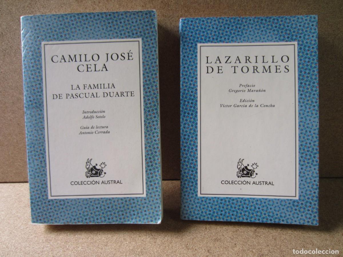 Libros de segunda mano: La familia de Pascual Duarte y El Lazarillo de Tormes (Colecci&oacute;n Austral)