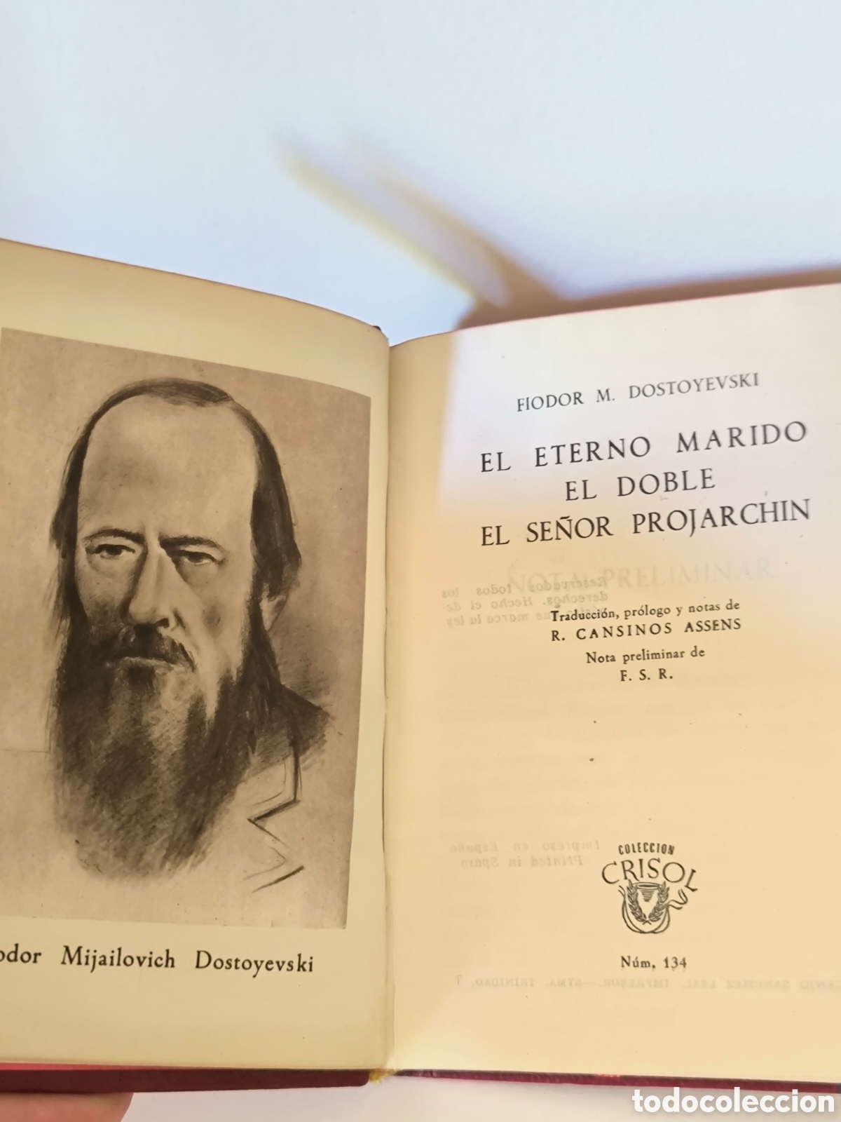 Libros de segunda mano: Dostoyevski. .Crisoles 45,95 y 134, 1&ordf; edici&oacute;n 1946 - Foto 8