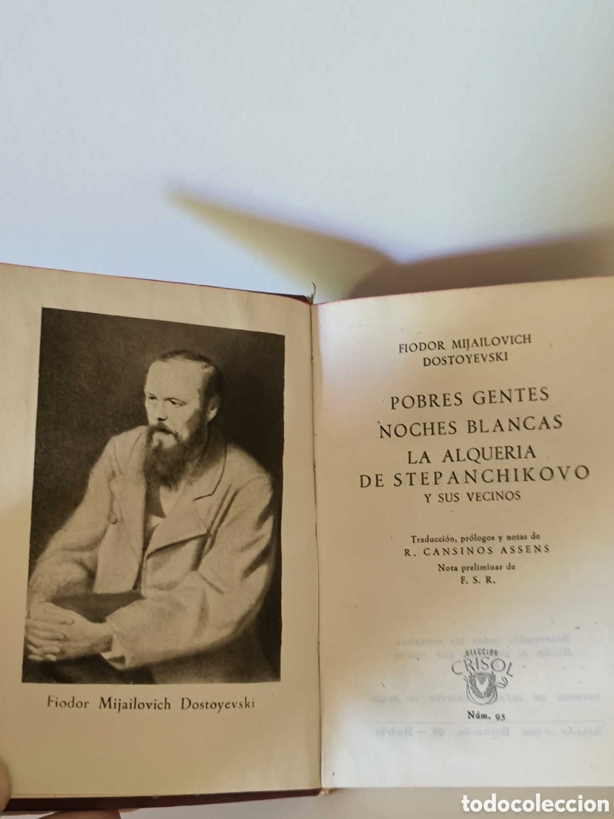 Libros de segunda mano: Dostoyevski. .Crisoles 45,95 y 134, 1&ordf; edici&oacute;n 1946 - Foto 9